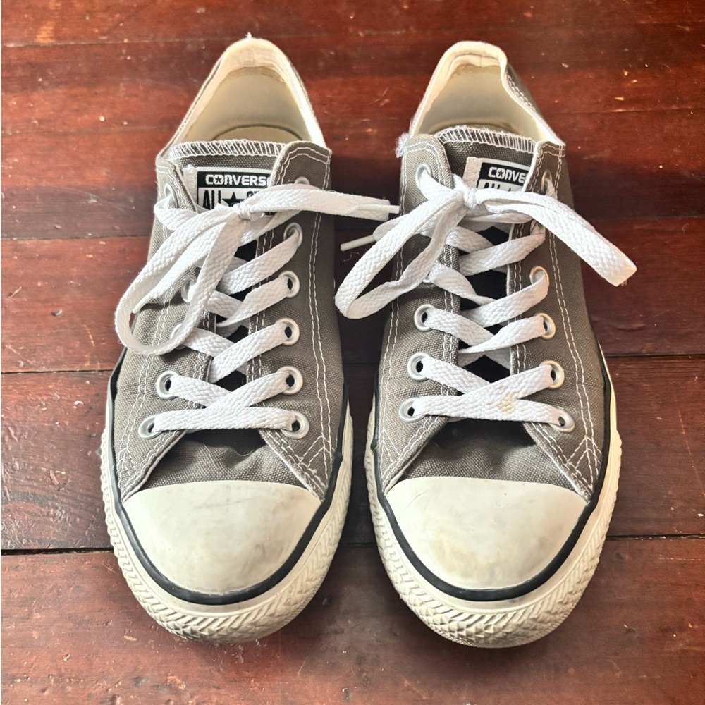 Converse Gray Low-Top Sneakers